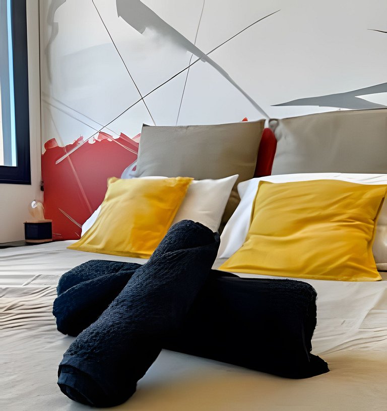 Loft moderno con vista al centro