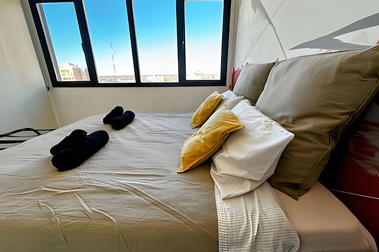 Loft moderno con vista al centro
