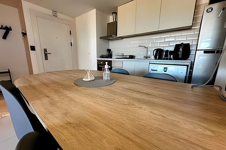 Loft moderno con vista al centro