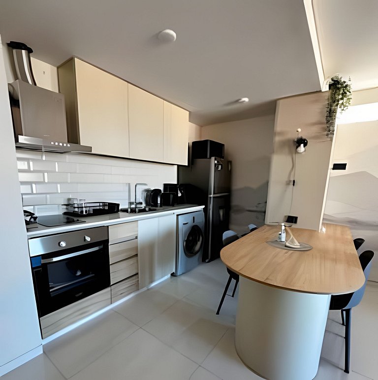 Loft moderno con vista al centro