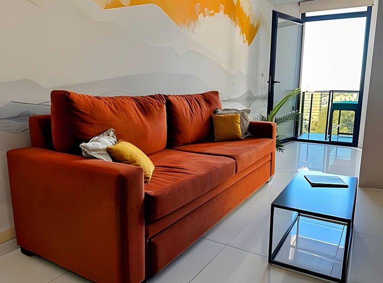 Loft moderno con vista al centro
